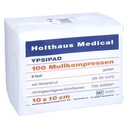Mullkompressen 8-fach unsteril YPSIPAD 10x10cm