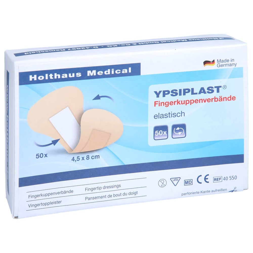 Fingerkuppenverbände elastisch YPSIPLAST 4.5x8