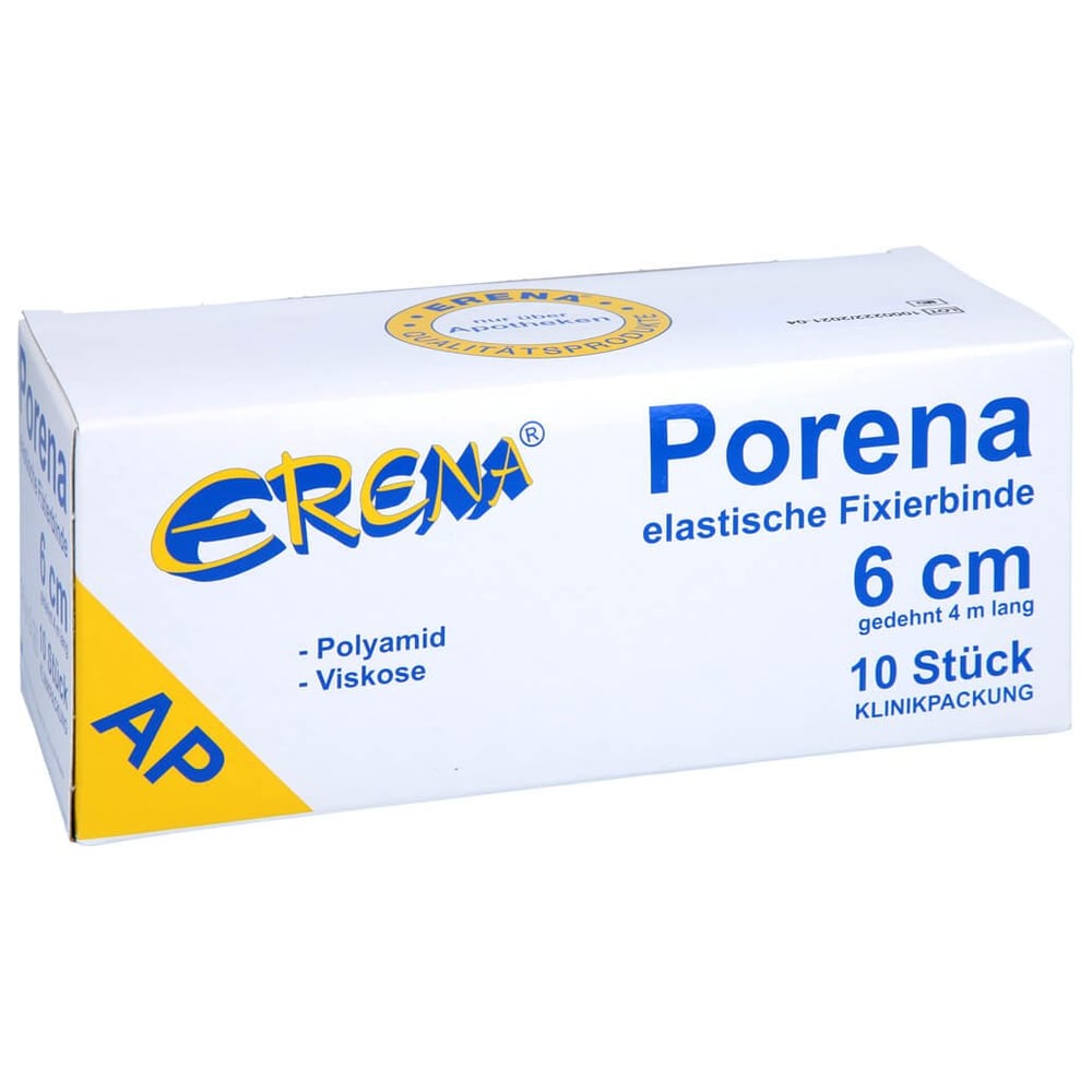 Porena elast.Mullbinde 6 cm weiß o.Cello