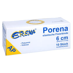 Porena elast.Mullbinde 6 cm weiß o.Cello