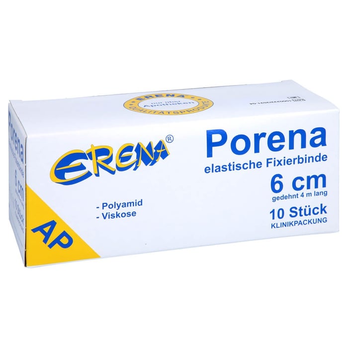 Porena elast.Mullbinde 6 cm weiß o.Cello