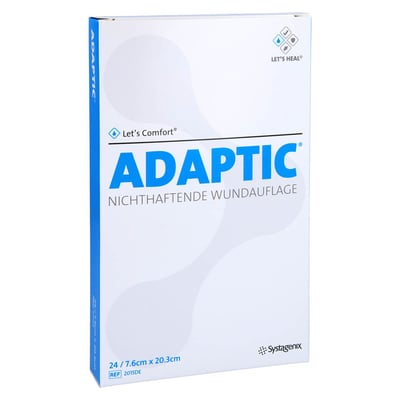 Adaptic 7,6x20,3 cm feuchte Wundauflage Produktbild 1