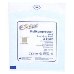 Erena Mullkompr.5x5 cm steril 8fach