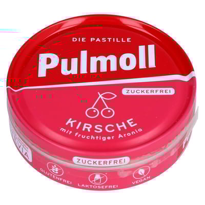 Pulmoll Halsbonbons Wildkirsch + Vitamin C zuckerfrei