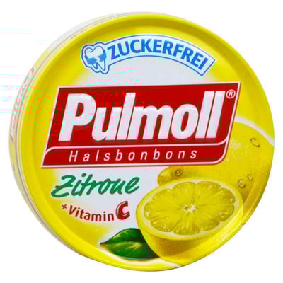 Pulmoll Zitrone Hustenbonbon m Vitamin C zuckerfre