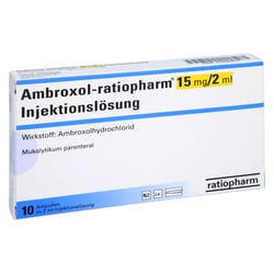 Ambroxol-ratiopharm 15 mg/2 ml Injektionslösung