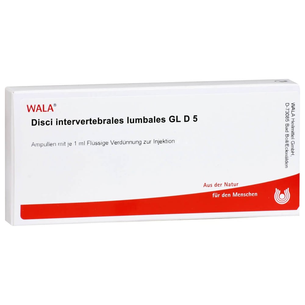 Disci intervertebrales lumbales Gl D 5 Ampullen