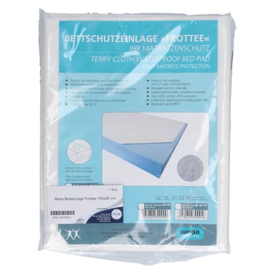 Betteinlage Frottee 150x90