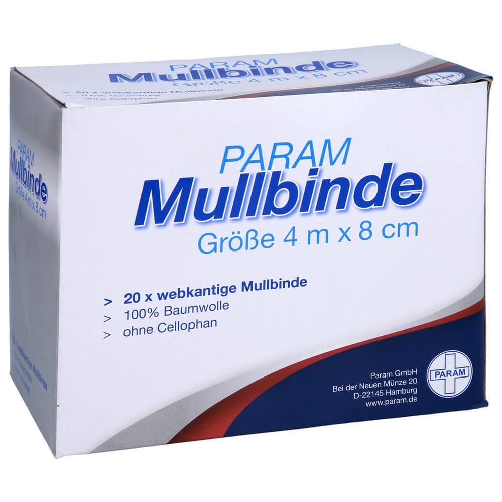 Mullbinden 8 cmx4 m unverpackt