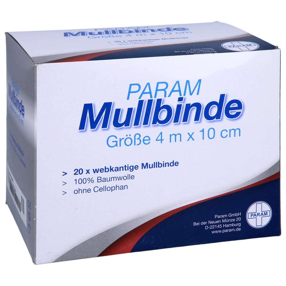 Mullbinden 10 cmx4 m unverpackt