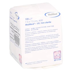 Vliesstoff Kompressen 7.5x7.5cm 4-fach unsteril