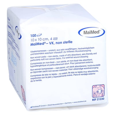 Vliesstoff Kompressen 10x10 cm 4-fach unsteril