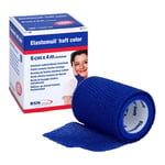 Elastomull haft 4mx6 cm color blau