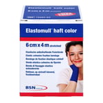 Elastomull haft 4mx6 cm color blau