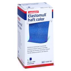 Elastomull haft 4mx10cm color blau