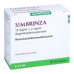 Simbrinza 10 mg/ml + 2 mg/ml Produktbild 1