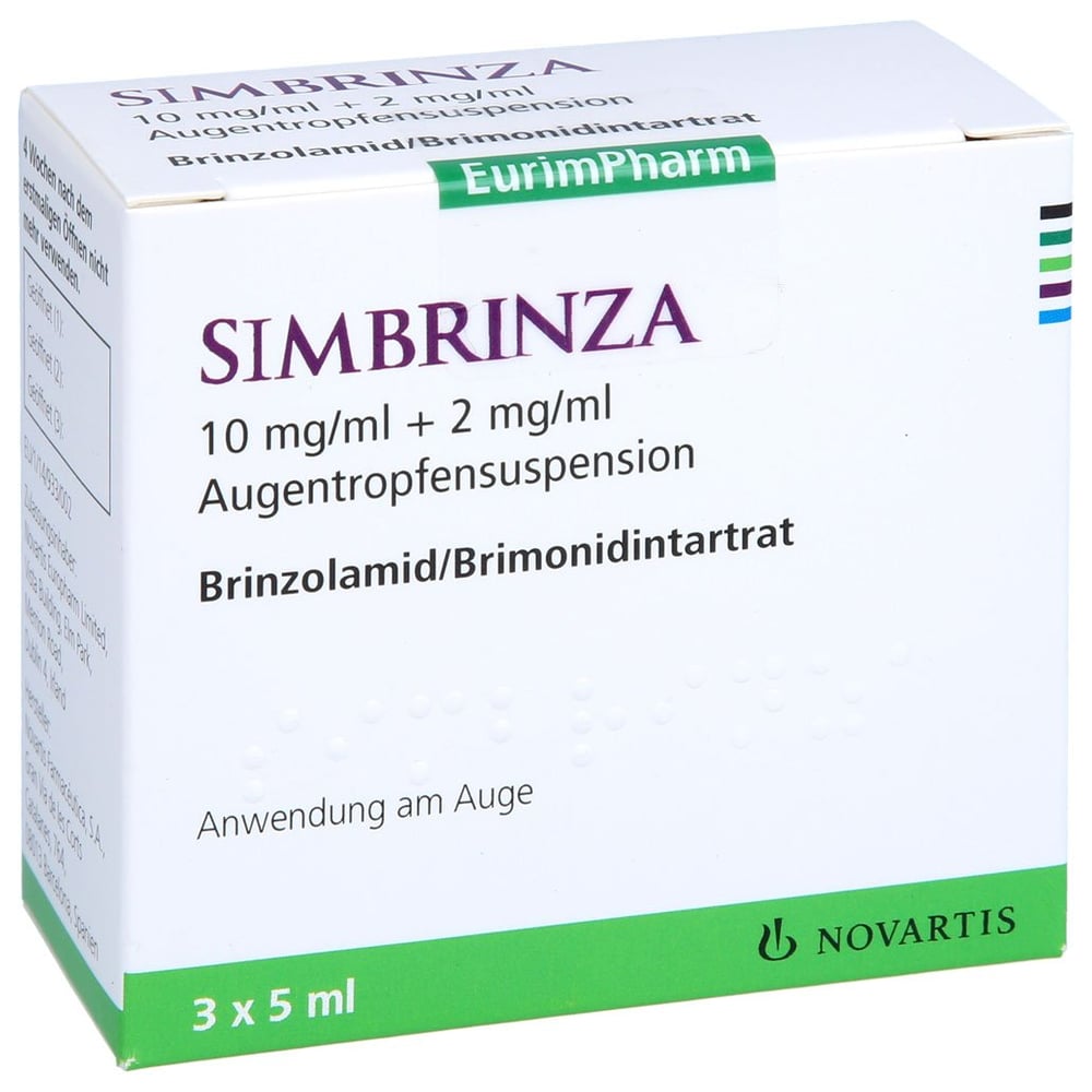 Simbrinza 10mg/ml + 2mg/ml