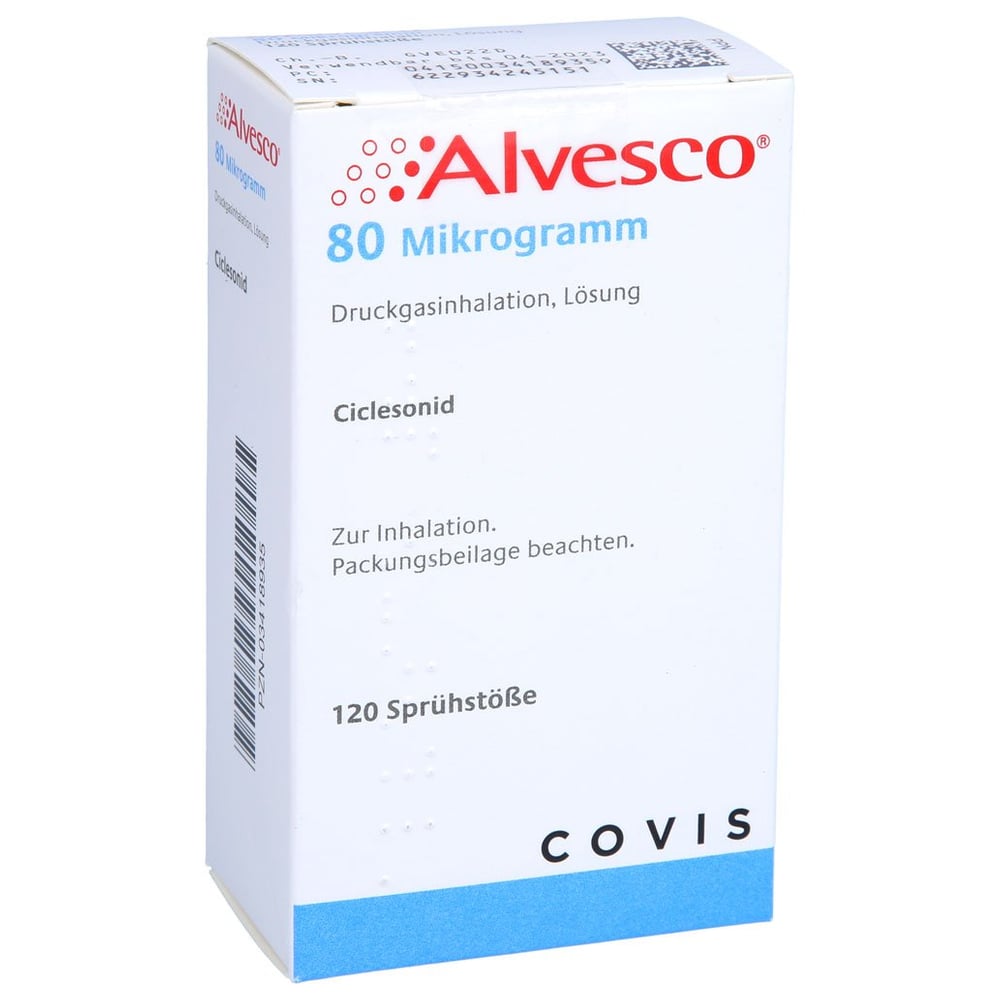Alvesco 80 Mikrogramm Druckgasinhalation