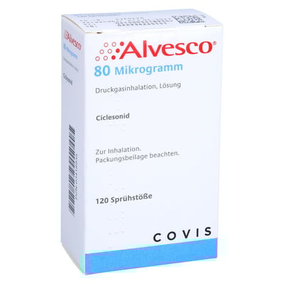 Alvesco 80 Mikrogramm Druckgasinhalation