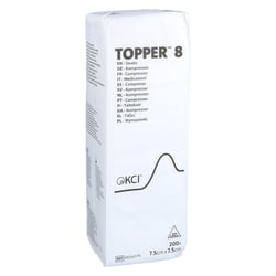 Topper 8 Kompresse 7,5x7,5 cm unsteril