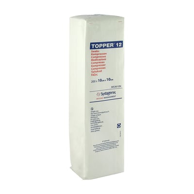 Topper 12 Kompresse 10x10 cm unsteril
