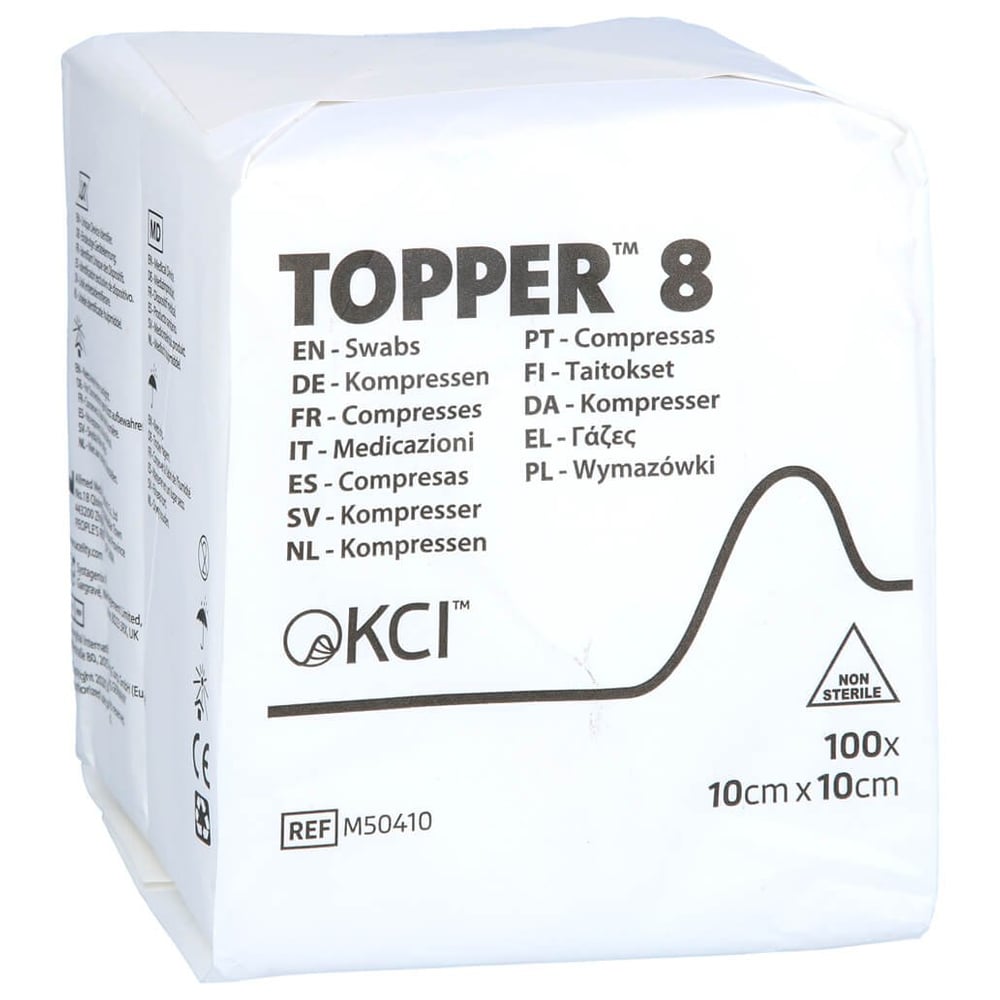 Topper 8 Kompr.10x10 cm unsteril