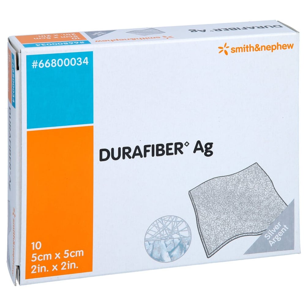 Durafiber Ag 5x5 cm Verband
