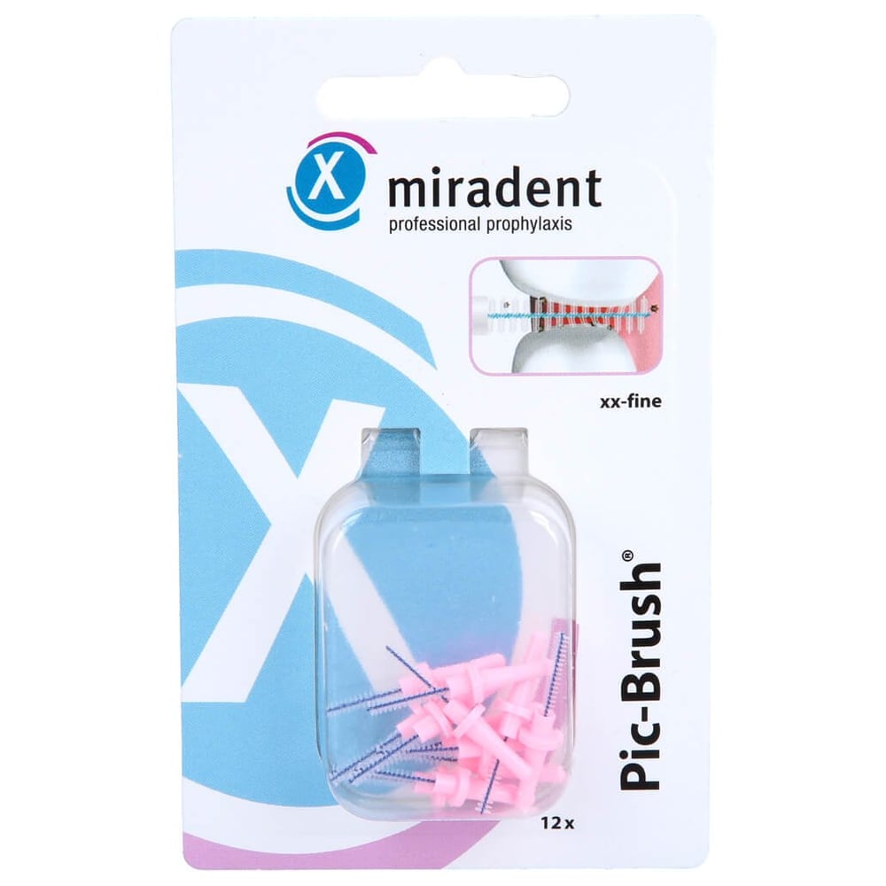 Miradent Interd.Pic-Brush Ersatzb.xx-fein pink