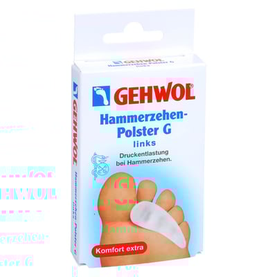 Gehwol Polymer Gel Hammerzehenpolster G links
