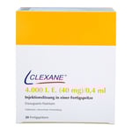 Clexane 4000 I.E. (40 mg)/0,4 ml Injektionslösung