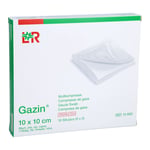 Gazin Kompresse 10x10 cm 8fach steril Produktbild 1
