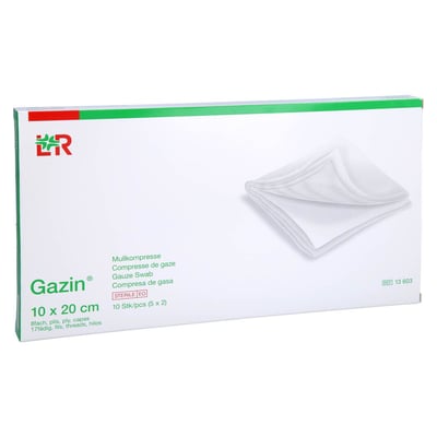 Gazin Kompresse 10x20 cm 8fach steril