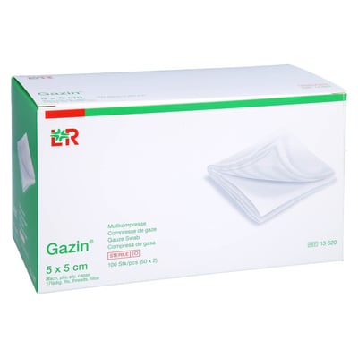 Gazin Kompresse 5x5cm 8fach steril