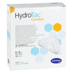 Hydrotac comfort Schaumverband 8x8 cm steril Paul Hartmann