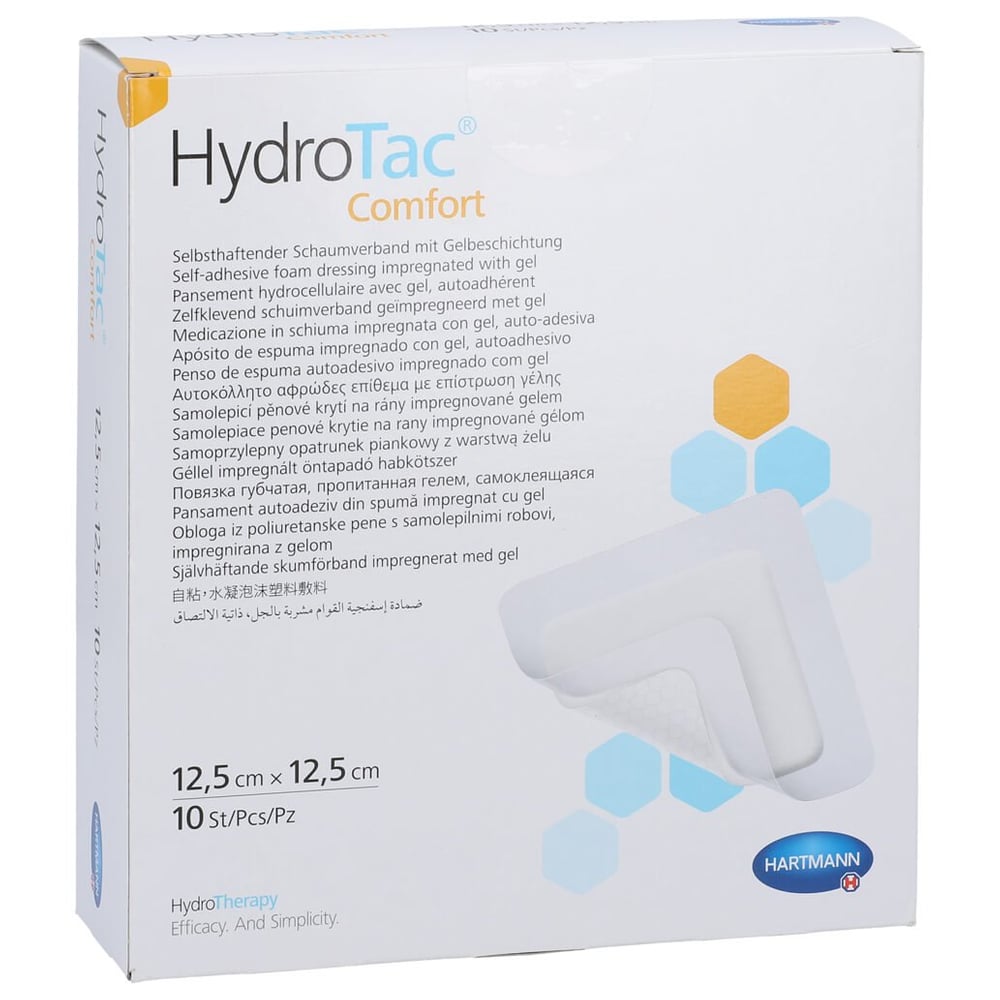 Hydrotac comfort Schaumverband 12,5x12,5 cm steril