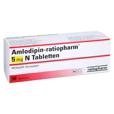Amlodipin-ratiopharm 5 mg N