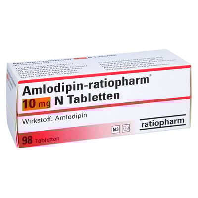 Amlodipin-ratiopharm 10 mg N