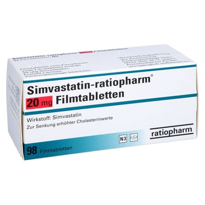 Simvastatin-ratiopharm 20 mg
