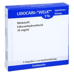 Lidocain Welk 1% Amp