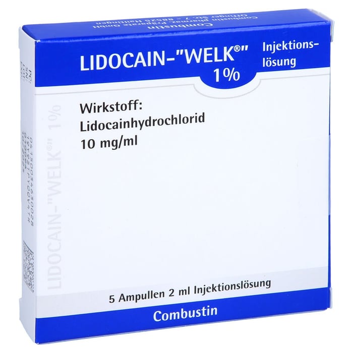 Lidocain Welk 1% Amp