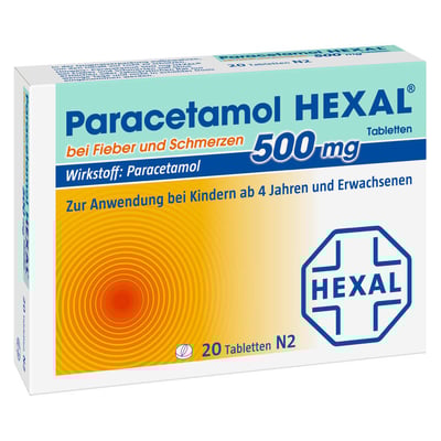 Paracetamol 500mg HEXAL bei Fieber und Schmerzen