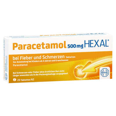 Paracetamol 500mg HEXAL bei Fieber und Schmerzen