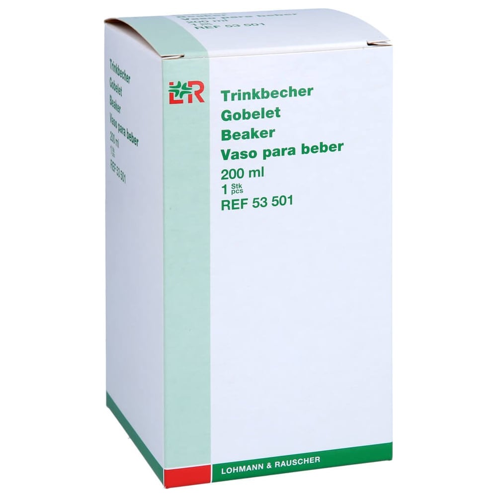 Trinkbecher mit 2 Deckeln