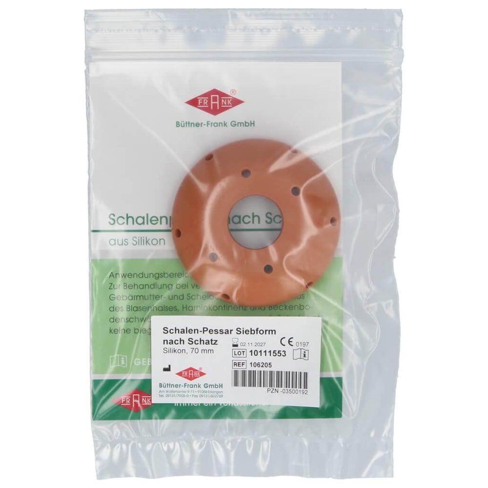 Siebpessar Silikon 70 mm nach Schatz