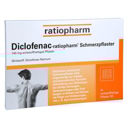 Diclofenac-ratiopharm Schmerzpflaster 140 mg