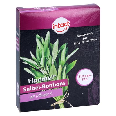 Florimel Salbeibonbons mit Vitamin C zuckerfrei