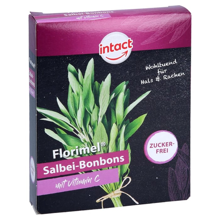 Florimel Salbeibonbons mit Vitamin C zuckerfrei