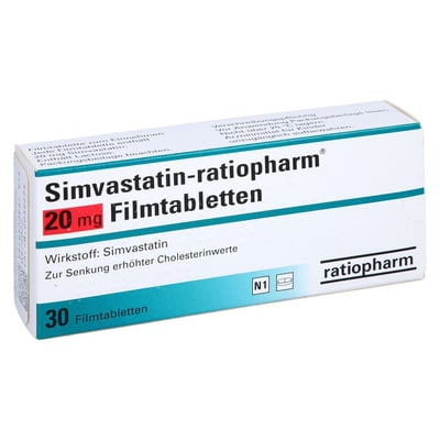 Simvastatin-ratiopharm 20 mg