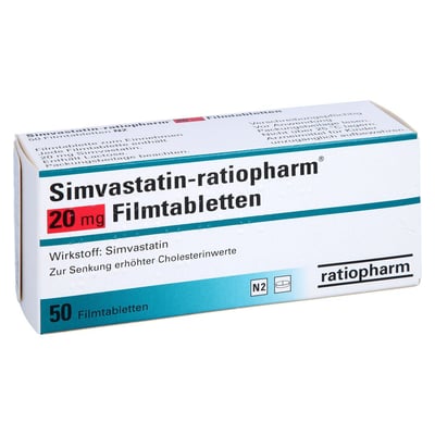 Simvastatin-ratiopharm 20 mg