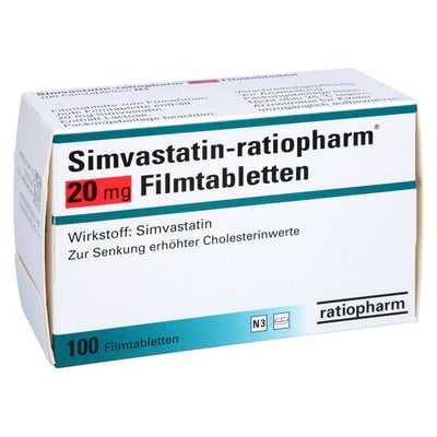 Simvastatin-ratiopharm 20 mg